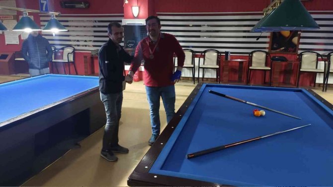Köroğlu 3 Bant Bilardo Turnuvası Düzenlendi