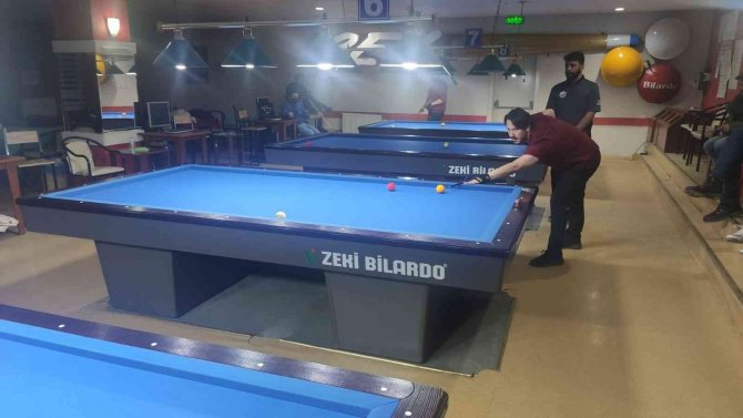 Köroğlu 3 Bant Bilardo Turnuvası Düzenlendi
