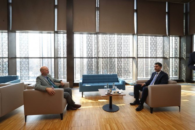 Bakan Kurum, İ̇ngiltere’nin Ankara Büyükelçisi Chilcott İle Görüştü