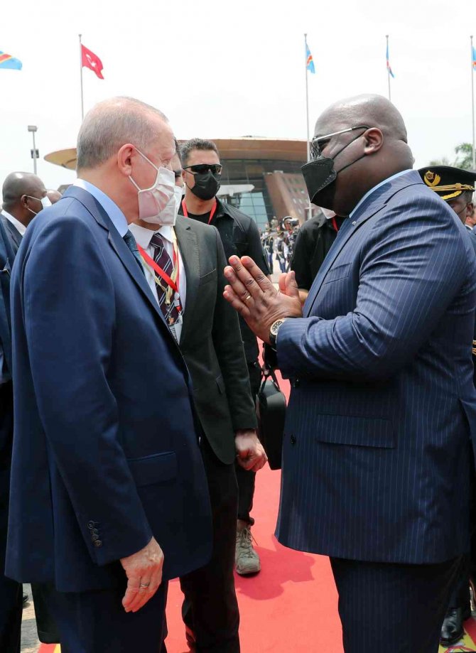 Cumhurbaşkanı Erdoğan, Kongo Demokratik Cumhuriyeti’nden Ayrıldı
