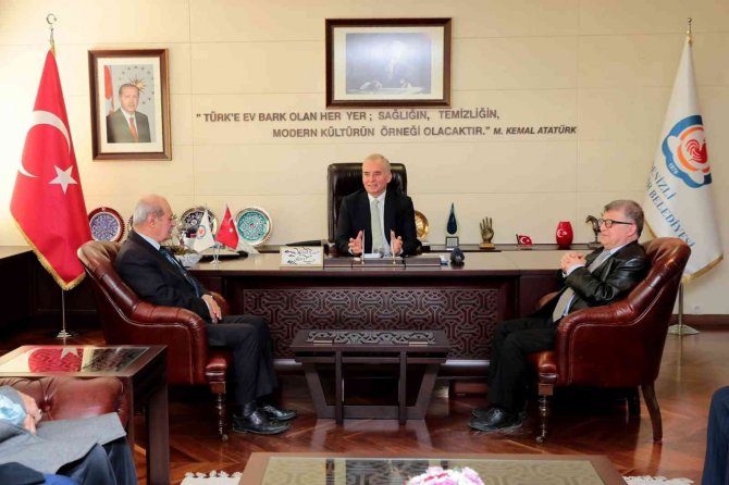 Denizli 9. Uluslararası Ege Aşıklar Bayramı Öncesi Aşıklardan Başkan Zolan’a Ziyaret