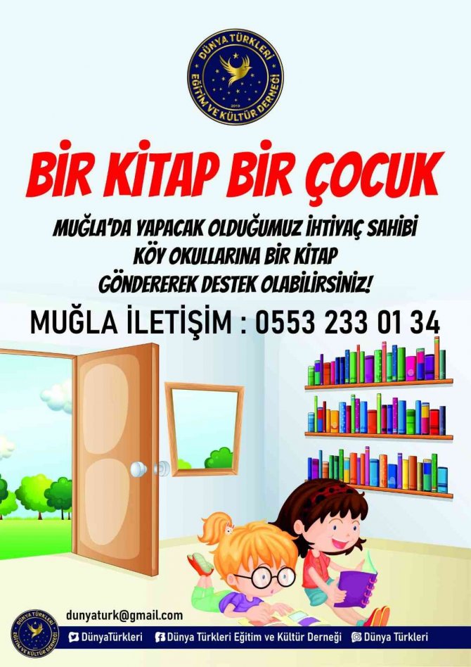 “Bir Kitap Bir Çocuk” İle Gümüşlük Ortaokulu’na “Bin 500” Kitap
