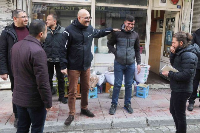 Başkan Vekili Aydın’dan Yüzbaşıoğlu Caddesi Esnafına Ziyaret