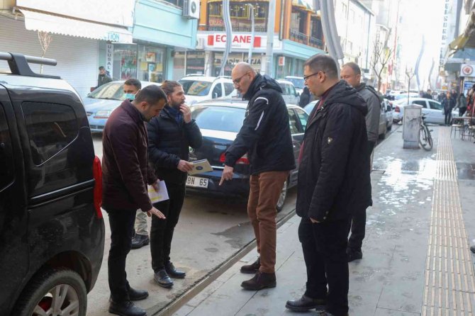 Başkan Vekili Aydın’dan Yüzbaşıoğlu Caddesi Esnafına Ziyaret