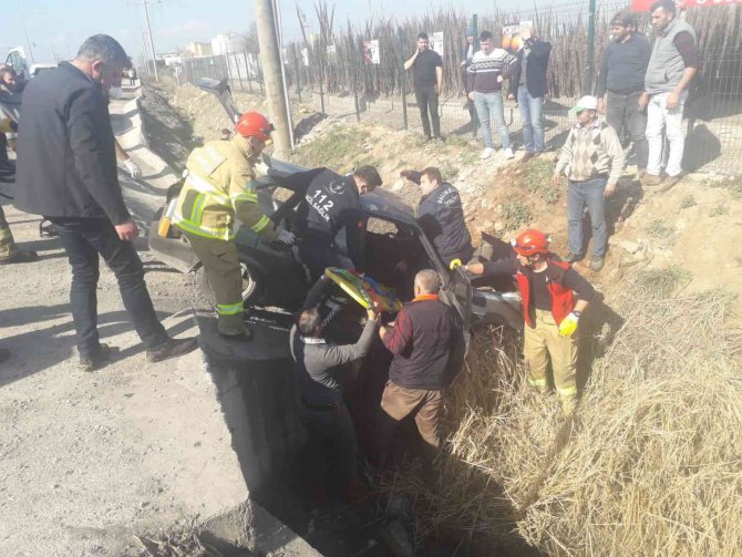 Bandırma’da Trafik Kazası İki Kişi Yaralandı
