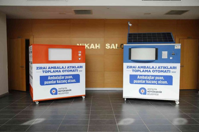 Zirai Ambalaj Atıkları Toplama Otomatı Hizmete Girecek
