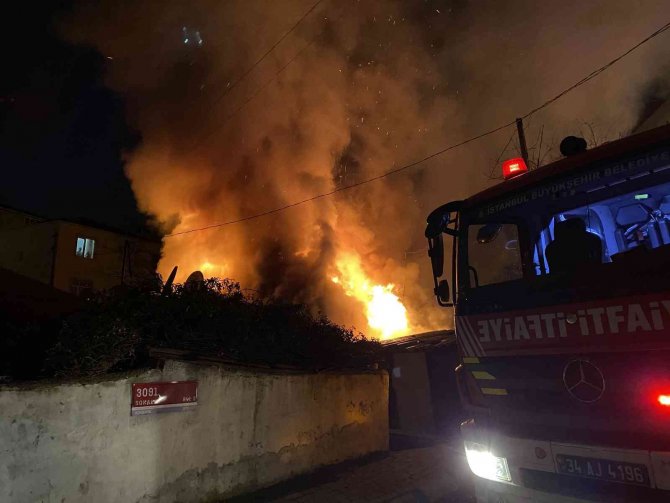 Ateşhir’de Yaşlı Kadının Yaşadığı Gecekondu Alevlere Teslim Oldu
