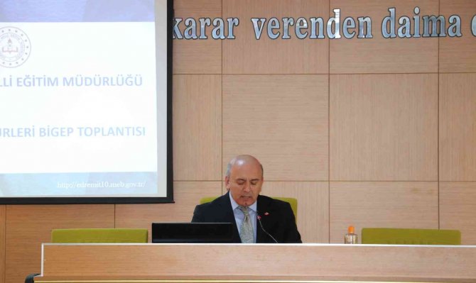 Edremit Kaymakamı Ahmet Odabaş Başkanlığında Bi̇gep Toplantıları Yapıldı