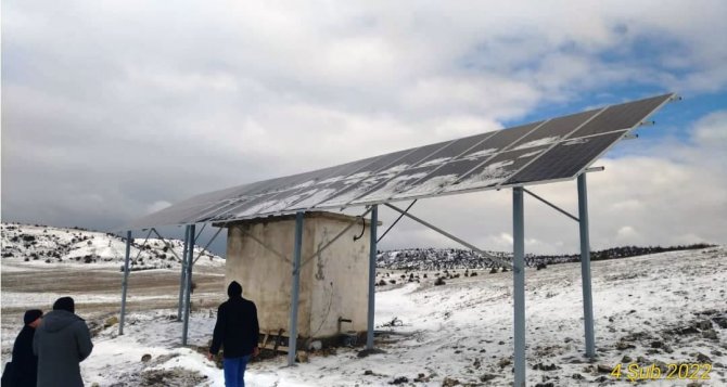 Çavdarhisar’da Su Kuyularında Kullanılan Yenilenebilir Enerji İle Tasarruf Sağlanıyor