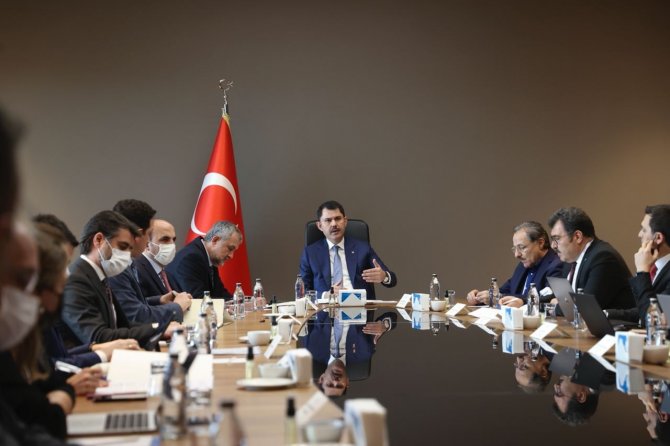 Bakan Kurum, İ̇klim Şurası Komisyon Başkanları İle Bir Araya Geldi