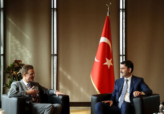 Bakan Kurum, Ab Türkiye Delegasyonu Başkanı Meyer-landrut’u Kabul Etti