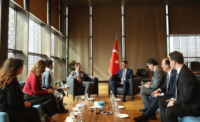 Bakan Kurum, Ab Türkiye Delegasyonu Başkanı Meyer-landrut’u Kabul Etti