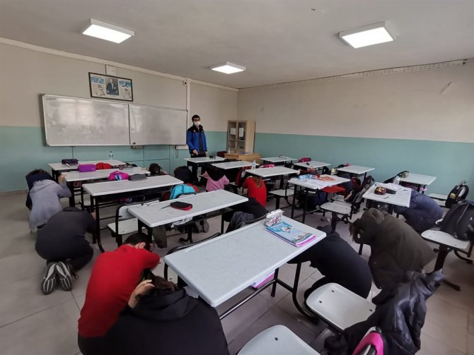 4.1 İle Sallanan Şarköy’de Deprem Tatbikatı