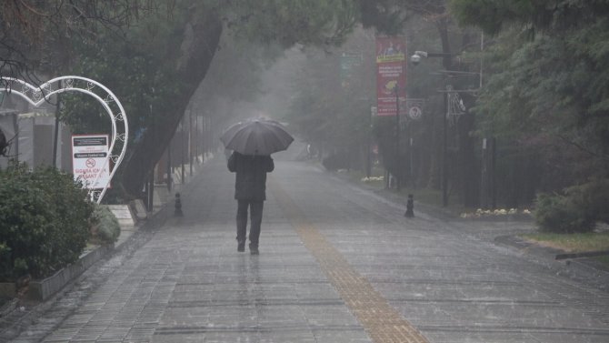 Kırklareli’nde Sağanak Yağış