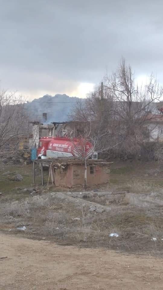 Soba Yakmak İsterken Evini Yaktı