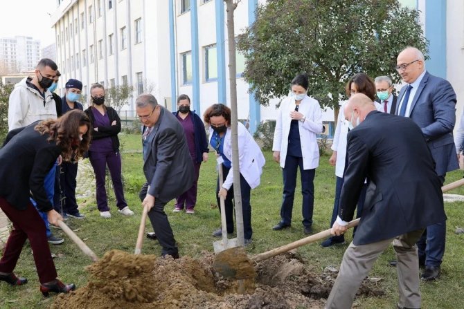 Yunusemre Belediyesi Manisa Cbü Yerleşkesini Ağaçlandırıyor