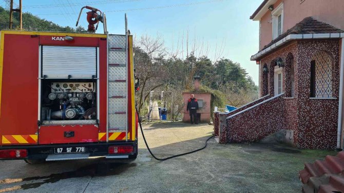 Alaplı’da Baca Yangını Paniğe Neden Oldu