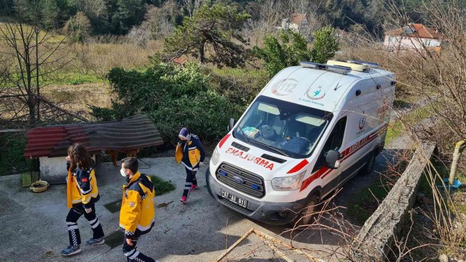 Alaplı’da Baca Yangını Paniğe Neden Oldu