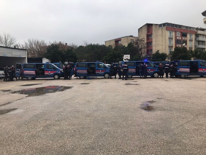Gönen’de Jandarmadan Büyük Operasyon