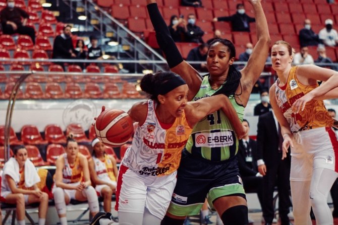 Kbsl: Bellona Kayseri Basketbol: 77-nesibe Aydın: 71