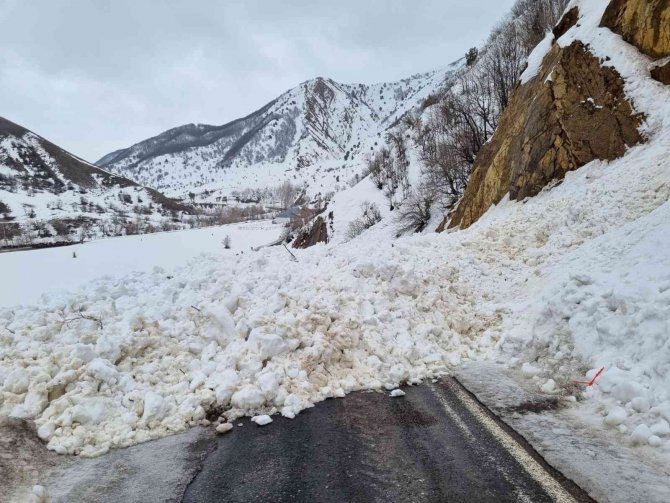 Bingöl’de 3 Noktada Çığ Düştü