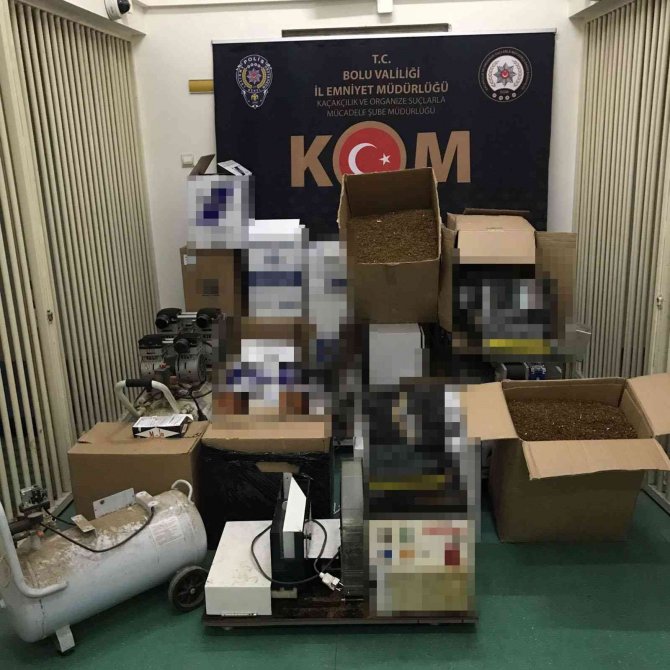 Sigara İmalathanesine Çevrilen Eve Operasyon: 1 Gözaltı