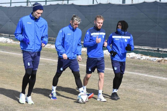 Bb Erzurumspor, Mke Ankaragücü Maçı Hazırlıklarını Sürdürdü