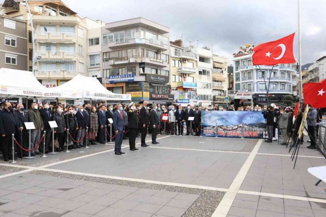 Atatürk’ün Marmaris’e Gelişinin 87. Yıldönümü Resmi Törenle Kutlandı