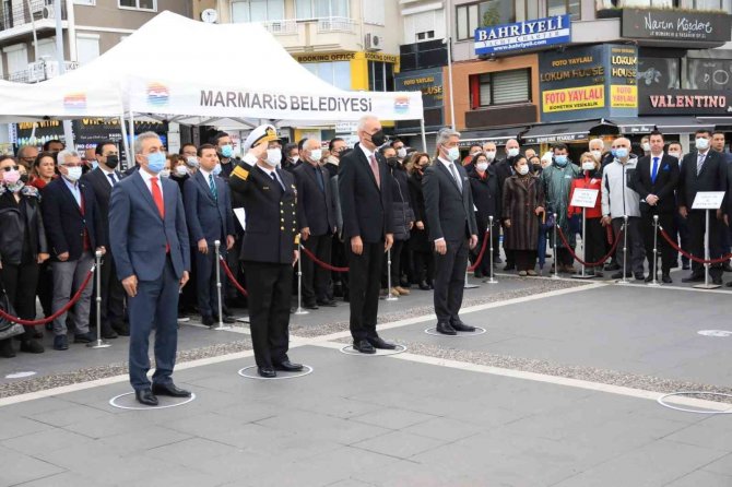 Atatürk’ün Marmaris’e Gelişinin 87. Yıldönümü Resmi Törenle Kutlandı