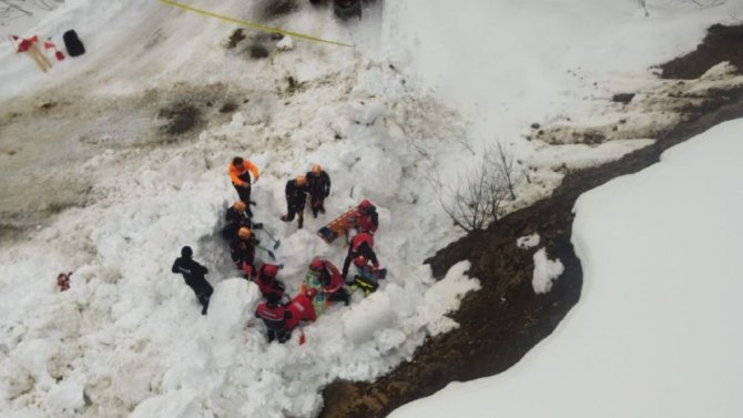 Giresun’da Gerçeğini Aratmayan Çığ Tatbikatı