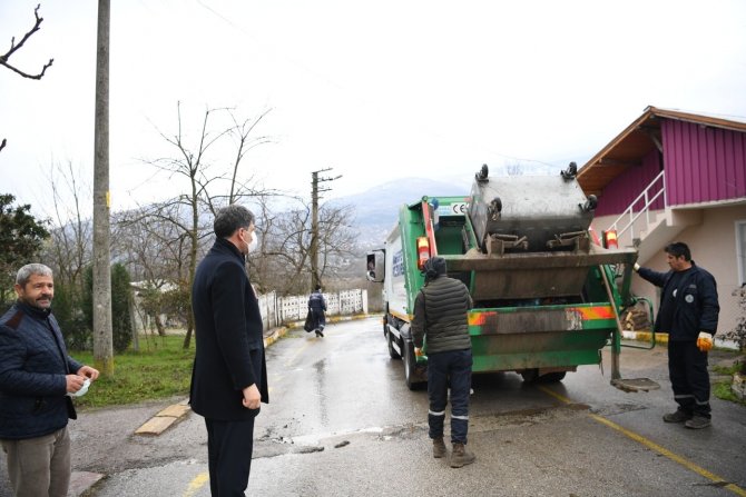 Başkan Kocaman, İlçe Genelindeki Temizlik Çalışmalarını Denetledi