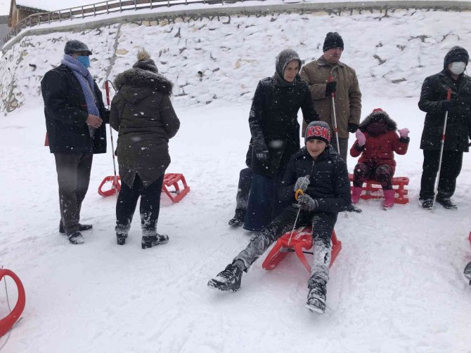 Görmeden Kaymanın Keyfini Yaşadılar