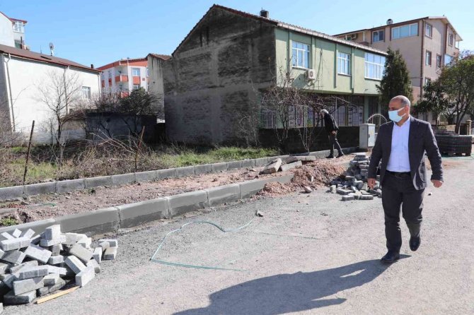 Başkan Söğüt, Üstyapı Çalışmalarını İnceledi