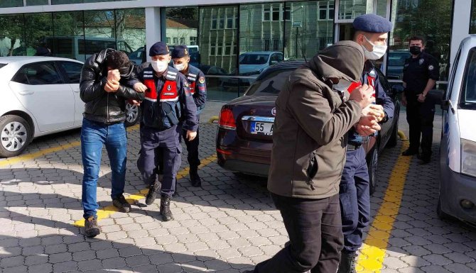 Samsun’da İki Kez Aynı Taş Ocağından Hırsızlık Yapan 3 Kişi Tutuklandı
