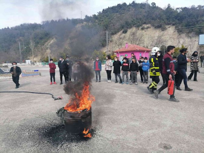 Türkeli’de Yangın Tatbikatı