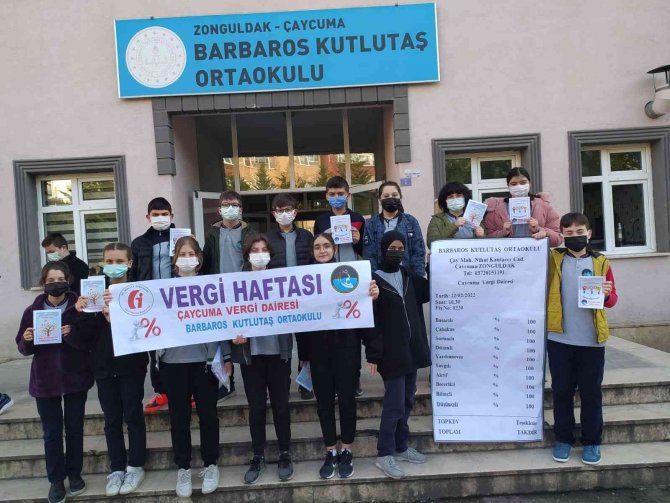 Ortaokul Öğrencileri Vergiler Hakkında Bilgilendirildi