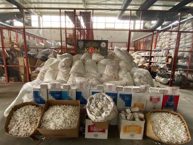 Adana’da 23 Milyon 740 Bin Adet Kaçak Makaron Ele Geçirildi