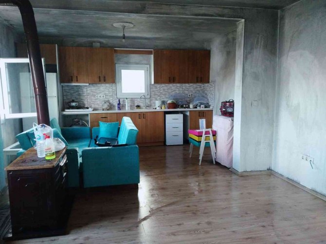 Bodrum Belediyesi’nden Yangında Zarar Gören Aileye Destek