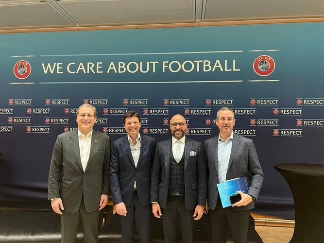 Burak Elmas, Aleksander Ceferin’i Ziyaret Etti