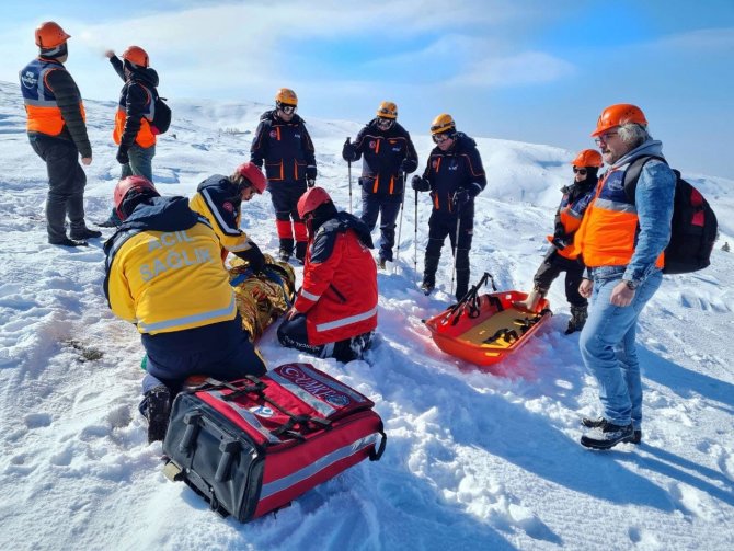 Afad’tan Kış Tatbikatı