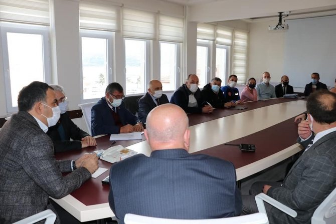 Eğirdir’de Afet Değerlendirme Toplantısı