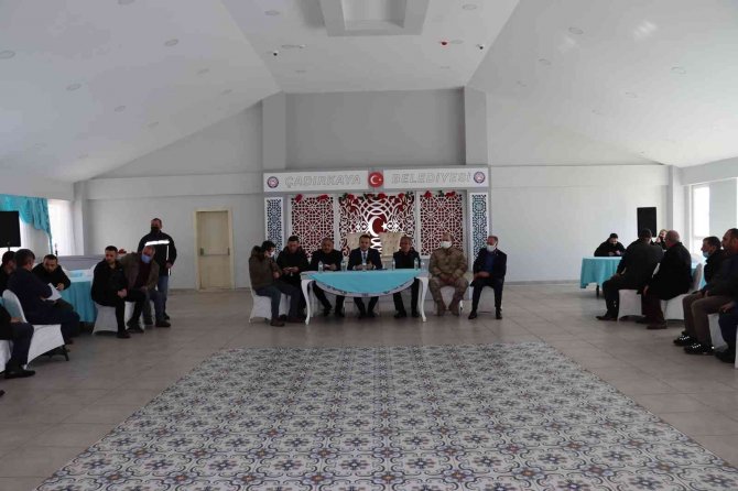 Tercan’da Sulama Kanalları Değerlendirme Toplantısı Yapıldı