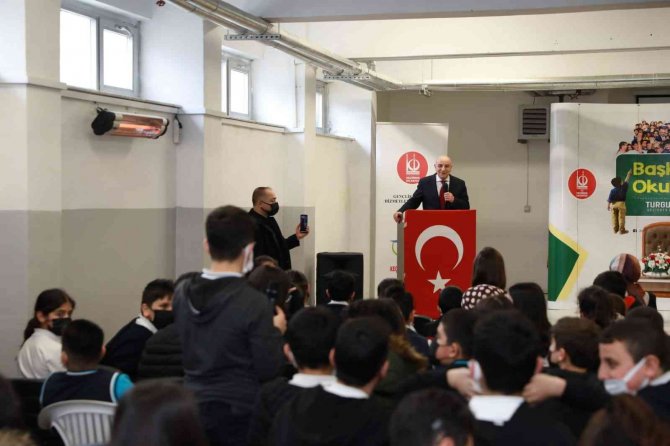 Başkan Altınok Ortaokul Öğrencileriyle Buluştu