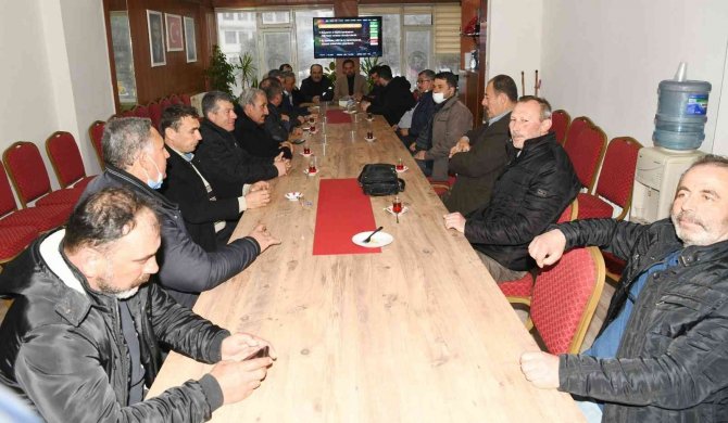 Başkan Ergin, Muhtarlarla Bir Araya Geldi