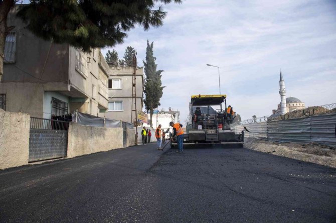 Çay Mahallesinin Güneyindeki Asfalt Çalışmaları Sona Yaklaştı