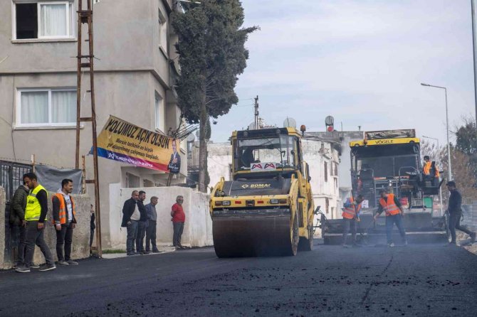 Çay Mahallesinin Güneyindeki Asfalt Çalışmaları Sona Yaklaştı