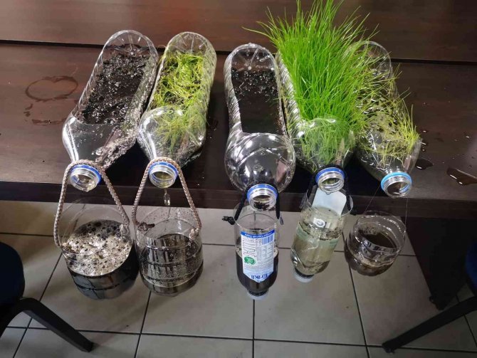 Öğrencilere Doğal Afetler Deneylerle Anlatıldı