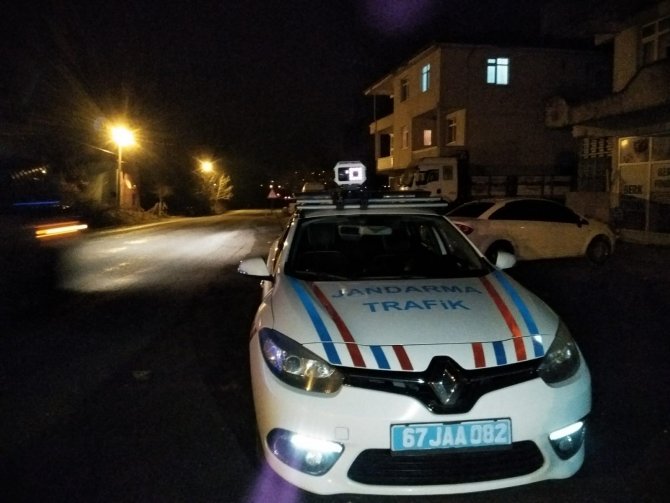 Jandarmadan Yerli Ve Milli Radarla Hız Tespiti Denetimi