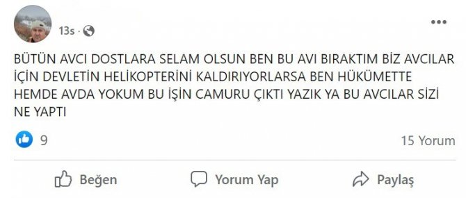 Helikopterli Baskına Aydınlı Avcılardan Sitem: "Biz Terörist Değiliz"