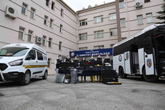 Konya Emniyeti Suç Ve Suçlularla Mücadelede Bilim Ve Teknolojiden Faydalanıyor